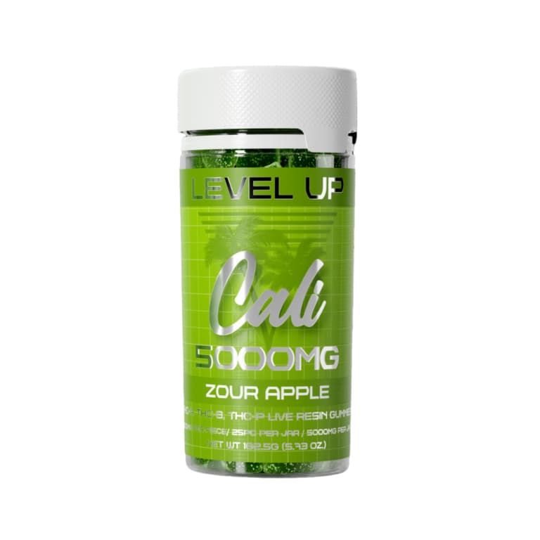 Cali Extrax THCA Gummies Zour Apple 5000mg