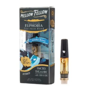 Mellow Fellow Euphoria Blend Live Resin Vape Cartridge  Sundae Driver